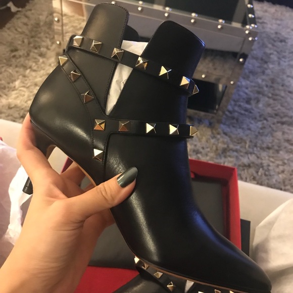 Valentino rockstud Napa leather 65mm ankle boot - Picture 5 of 7